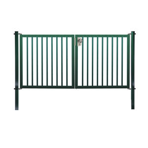portones abatibles / de acero galvanizado / de barras / para parques infantiles