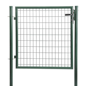 puerta para jardín de metal