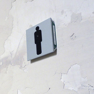 placa de señalización para puerta