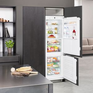 frigorífico combi armario / blanco / ecológico / empotrable