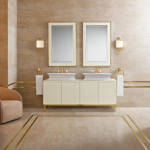 mueble de lavabo doble