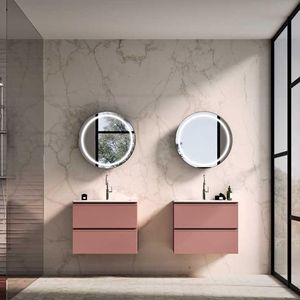 mueble de lavabo doble