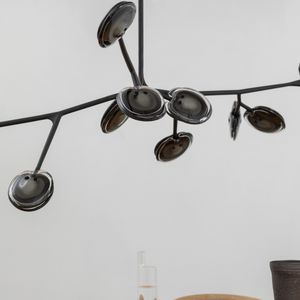 lámpara suspendida / contemporánea / de vidrio soplado / LED