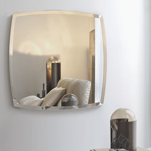 espejo de pared / con luz LED / contemporáneo / cuadrado
