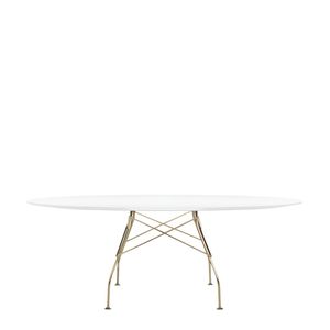 mesa contemporánea / de acero / de material laminado / de poliéster