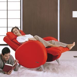 sillón de masaje de cuero