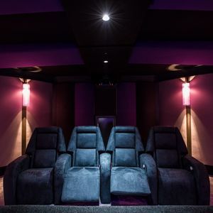 butaca de cine de tejido