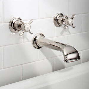 grifo bimando para bañera