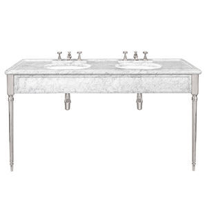 consola para lavabo de latón