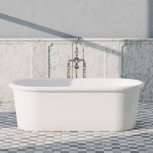 bañera ovalada