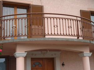 barandilla de aluminio / con barrotes / de exterior / para escalera