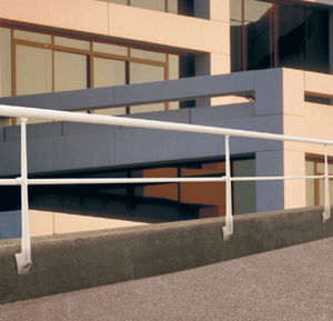 barandilla de aluminio / con barrotes / de exterior / para terraza