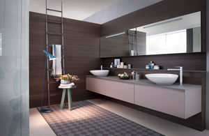 mueble de lavabo doble