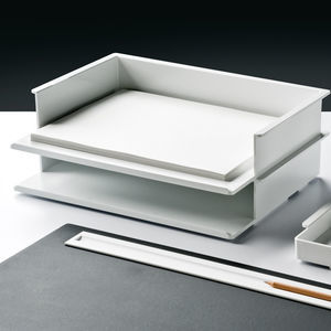 caja organizadora para artículos de escritorio de tecnopolímero