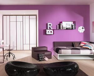 habitación para niños blanca