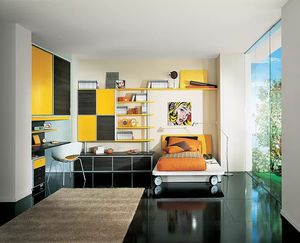 habitación para niños blanca
