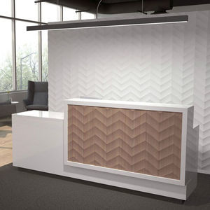 mostrador de recepción modular