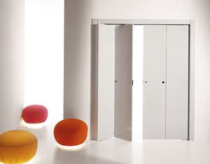 puerta de interior / plegable / de madera / ciega