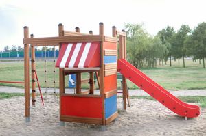 estación de juego para parque infantil
