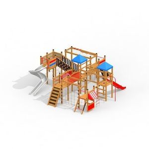 estación de juego para parque infantil