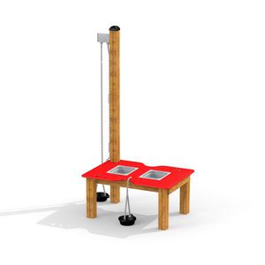 juego de arena y agua de alerce