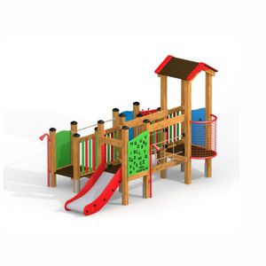 estación de juego para parque infantil