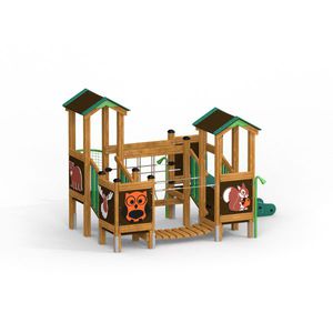 estación de juego para parque infantil