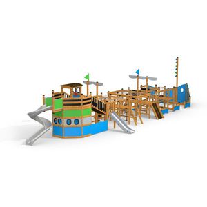 estación de juego para parque infantil