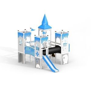 torre de juegos con tobogán