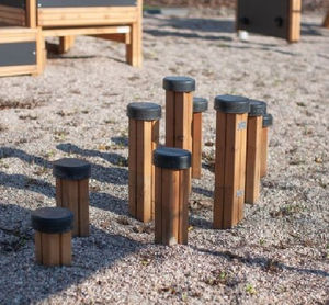 recorrido de obstáculos para parque infantil
