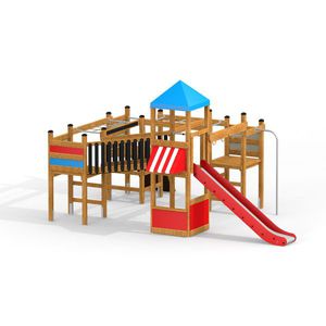 estación de juego para parque infantil