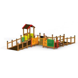 estación de juego para parque infantil