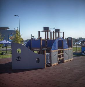 estación de juego para parque infantil
