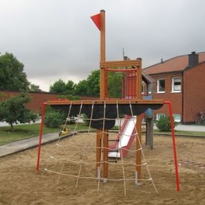 red de escalada para parque infantil