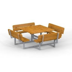 mesa de pícnic contemporánea