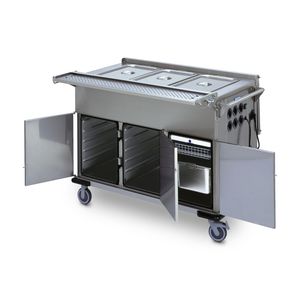 carrito de vajilla
