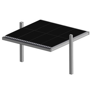 cubierta para aparcamiento de aluminio