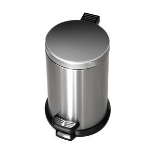cubo de basura de acero inoxidable