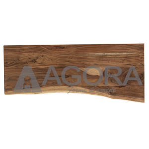 tablero de mesa de acacia