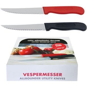 cuchillo de cocina con mango de plástico