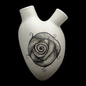 florero contemporáneo