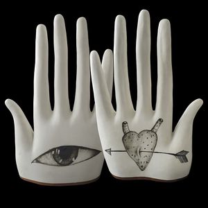 escultura de porcelana