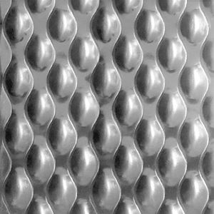 lámina de metal decorada