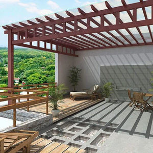 pérgola adosada