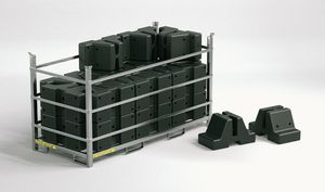 caja de almacenamiento de acero galvanizado