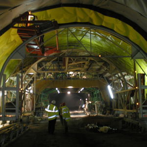 plataforma elevadora para túnel