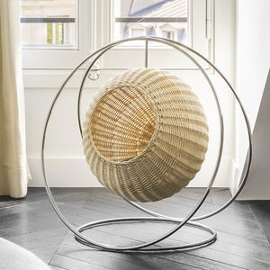 cama para gatos de mimbre