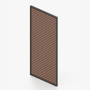 panel de ocultación de láminas