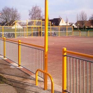 poste para valla de acero galvanizado
