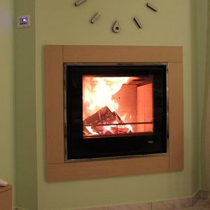 chimenea insertable de leña